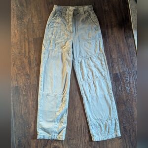 Topshop Gray Cargo Pants